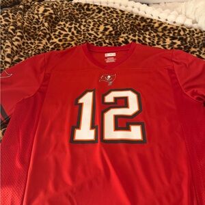 NFL Red Team Apparel V-neck Jersey